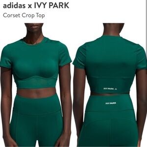 NWT Adidas x Ivy Park corset crop top